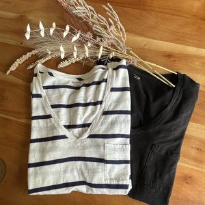 Madewell Bundle! Two (2) V-Neck Pocket T-Shirts
